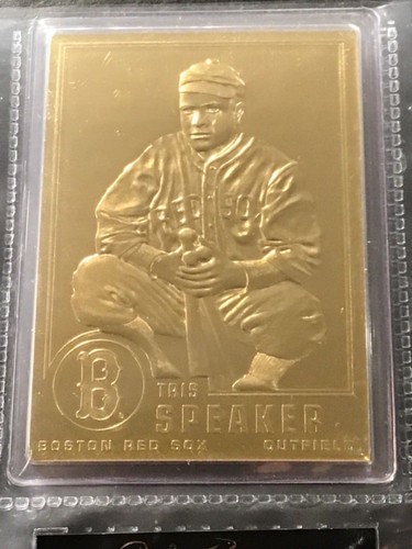 danbury-mint-history-of-baseball-card-collecting-22kt-gold-tris-speaker