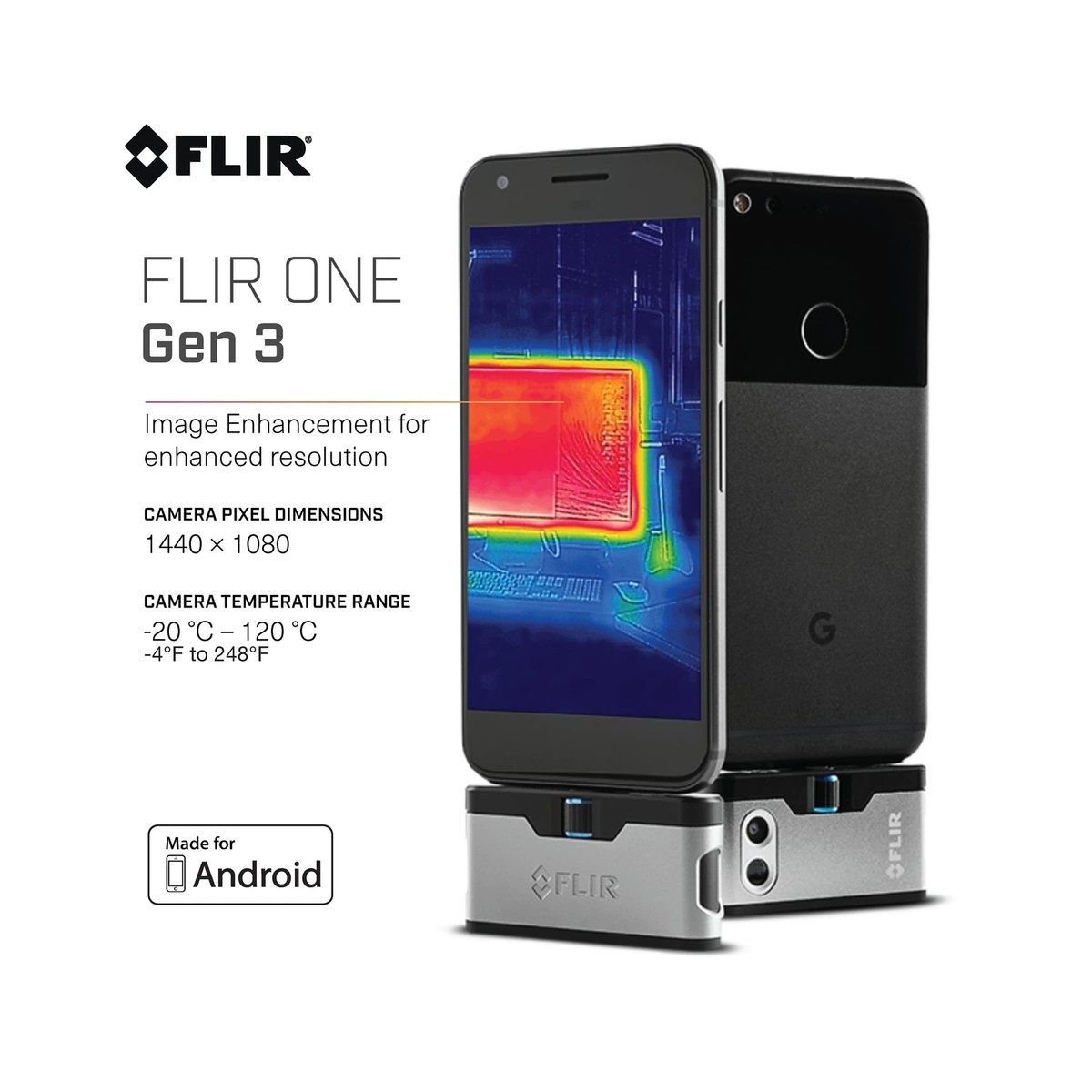 FLIR ONE Gen 3 - Android (USB-C) - Thermal Camera for Smart FLIR ONE Gen 3 - Android (USB-C) - Thermal Camera for Smart