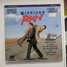 Midnight Run - 2 Disc Laserdisc - Robert DeNiro Charles Grodin 1989 