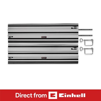 Einhell 2x Guide Rail 100cm For Circular Saw Accessory Aluminium Twin ...