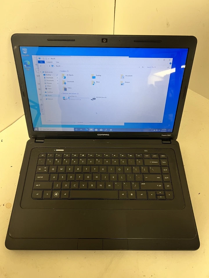 Compaq CQ57 Intel Celeron B800 @1.5 GHz 6GB RAM 320GB HDD WIN 10 Pro por favor LEER Foto 3 de 4