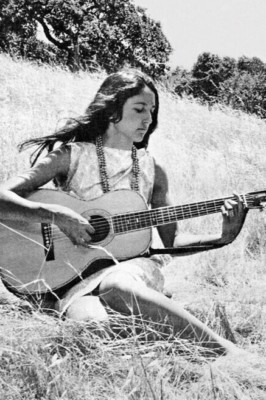 Berühmter Sänger Joan Baez 4x6 Foto