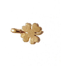 KLEEBLATT  Anhänger 585 14K ECHT GOLD Gold  14 Karat Glanz NEU!!!