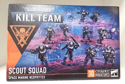 GAMES WORKSHOP Warhammer Kill Team Scout Squad Space Marines Neophytes Single Models