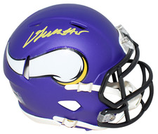 DALLAS TURNER AUTOGRAPHED MINNESOTA VIKINGS SPEED MINI HELMET BECKETT