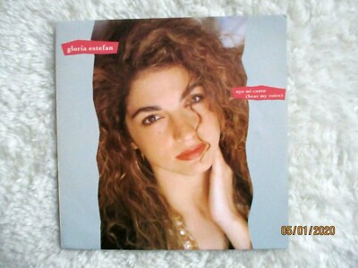 Gloria Estefan Oye Mi Canto English+Spanisch Version Holland Press 1989 gut