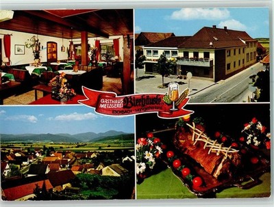 11048534 - 7849 Eschbach Gasthaus Metzgerei Bierhaeusle Innenaufnahmen Braten