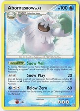 Abomasnow Stormfront 12/100 Pokemon Card