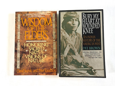 Wisdom Of The Elders & Bury My Heart At Wounded Knee Softcover Lot Suzuki Brown