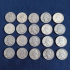 90% Silver Washington Quarters 1/2 Roll Lot of 20 $5 Face Value  G19