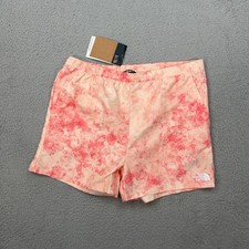North Face Shorts Girls XL 16 Orange Pink Tie Dye Amphibious Class V Youth NEW