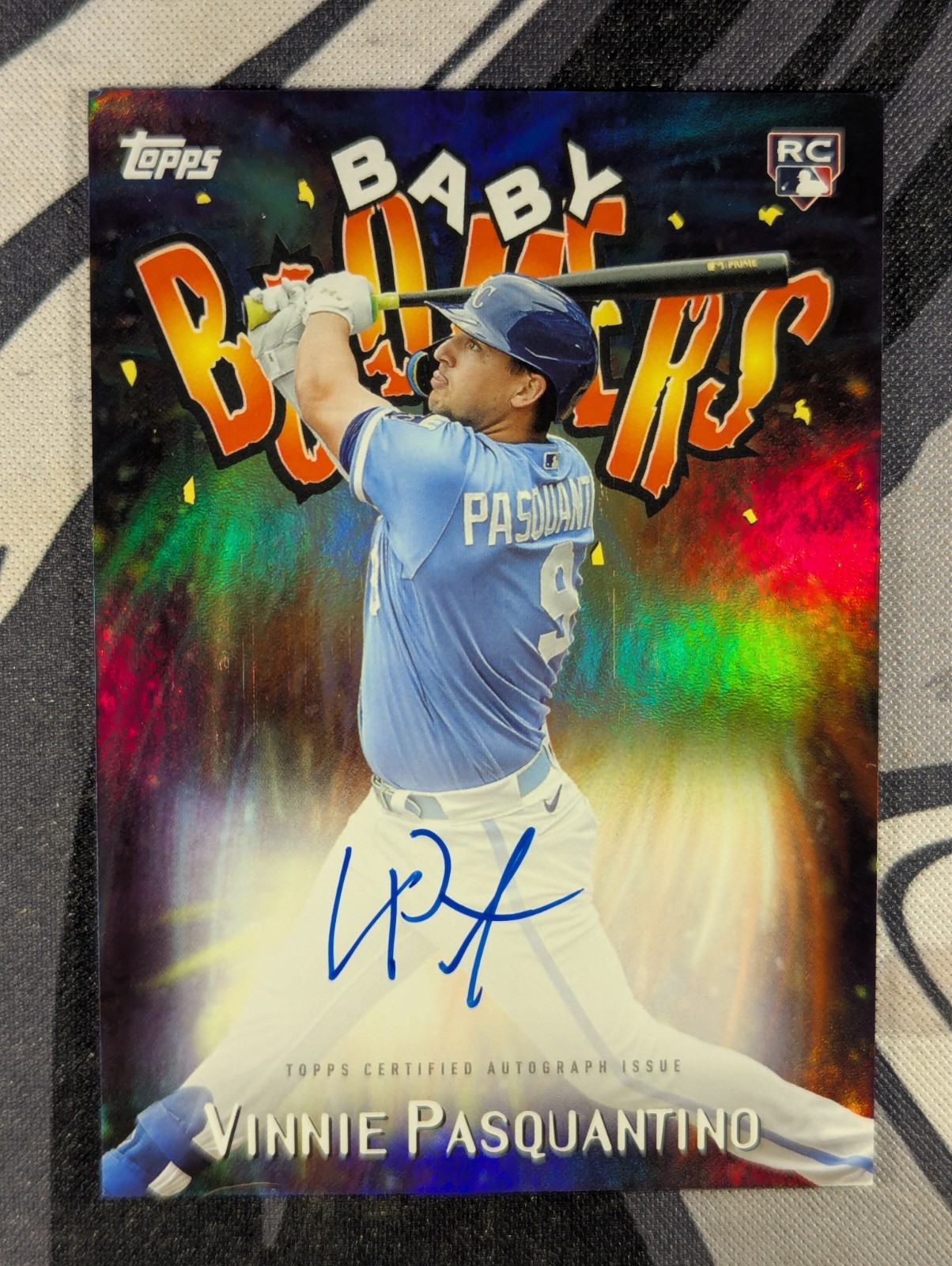 Vinnie Pasquantino On-Card Rookie Auto 2023 Topps Archives Baby Boomers 1998 RC