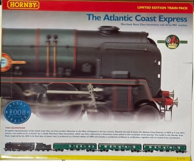 Hornby R2194 R4140 Atlantic Coast Express Train & Coach Packs with Merchant Navy - Image 3 of 4
