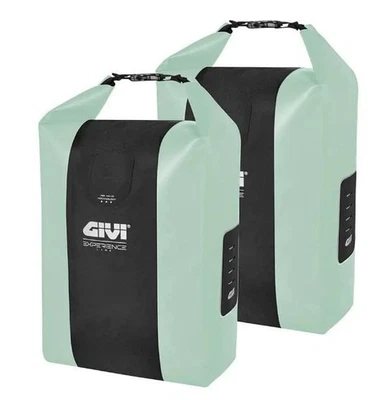 Coppie De Sacoches Latérales Pour Vélo, 20+20L, Vert Sauge - Givi EX01SC - Photo 1/3