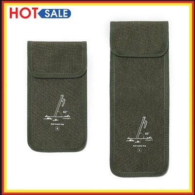 Camping Tent Stake Bag Portable Multi-Purpose for Hiking Outdoor Use Camping