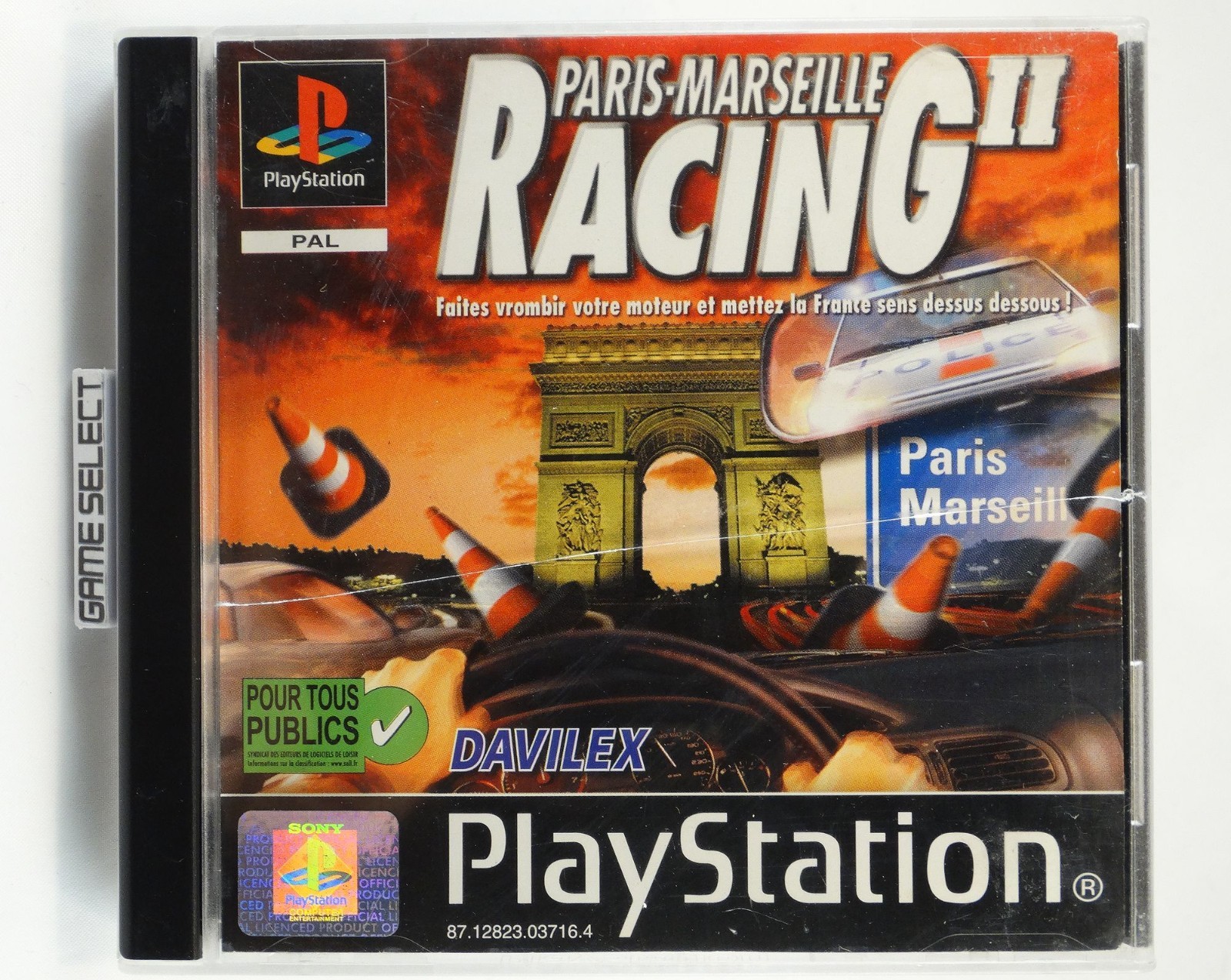 Paris-Marseille Racing II 2 Sony Playstation 1 2 3 PS1 PS2 PS3 PAL FRA Complet