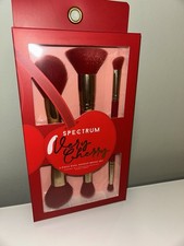 Spectrum Very Cherry 3 Piece Dual Ended Face Brush Set