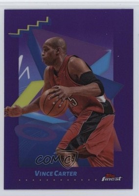 2024 Topps Finest Uncommon Purple Refractor 145/150 Vince Carter #192 HOF 16n7