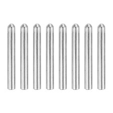 8 Pcs 4x25 mm 304 Stainless Steel Round Head Flat Chamfered End Dowel Pins
