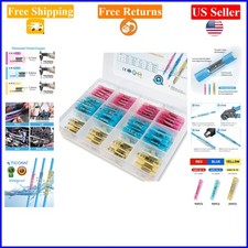 200PCS Waterproof Heat Shrink Butt Wire Connector Kit for Marine, Auto, 3 Sizes