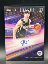 2025-26 Topps Midnight Maxime Raynaud Dusk Rookie Horizon Signatures Auto RC /75