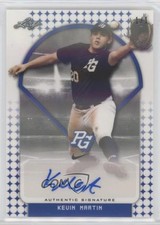 2018 Leaf Perfect Game National Showcase Blue Shimmer 1/1 Kevin Martin Auto nh1