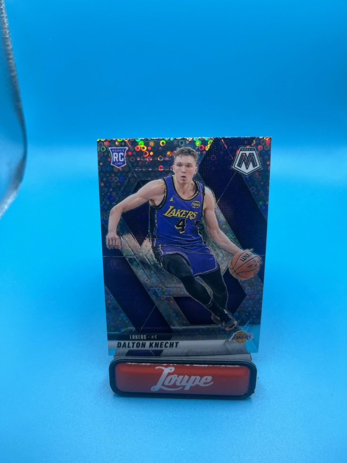 Dalton Knecht 2024-25 Panini Mosaic Fast Break Prizm RC #238 Los Angeles Lakers