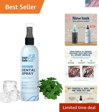 8oz Dog Dental Spray & Cat Breath Freshener - Minty Natural Care