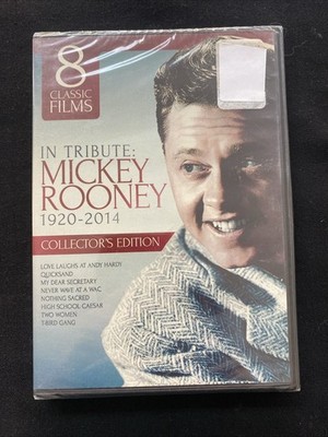 In Tribute - Mickey Rooney Collector's Edition (8 Classic Films) DVD FREE SHIP