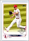 Mike Trout 2022 Topps #27 Los Angeles Angels 582 Montgomery Club Baseball Card