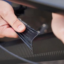 Lightweight yet Strong 300cm Bike Frame Protection Tape in Cool Carbon Style