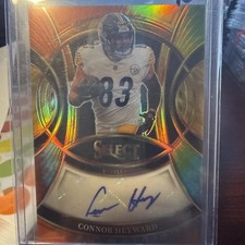 2025 Panini Prizm Connor Heyward Tie Dye Prizm Auto /25 Steelers
