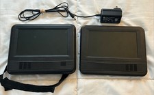 RCA Portable DVD Dual Player DRC69705E22 Auto Mobile w/ 7  Screen  Power Cable