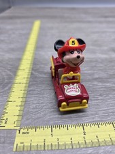 Vintage Diecast Toy WALT DISNEY PRODUCTIONS MICKEY MOUSE FIRE TRUCK