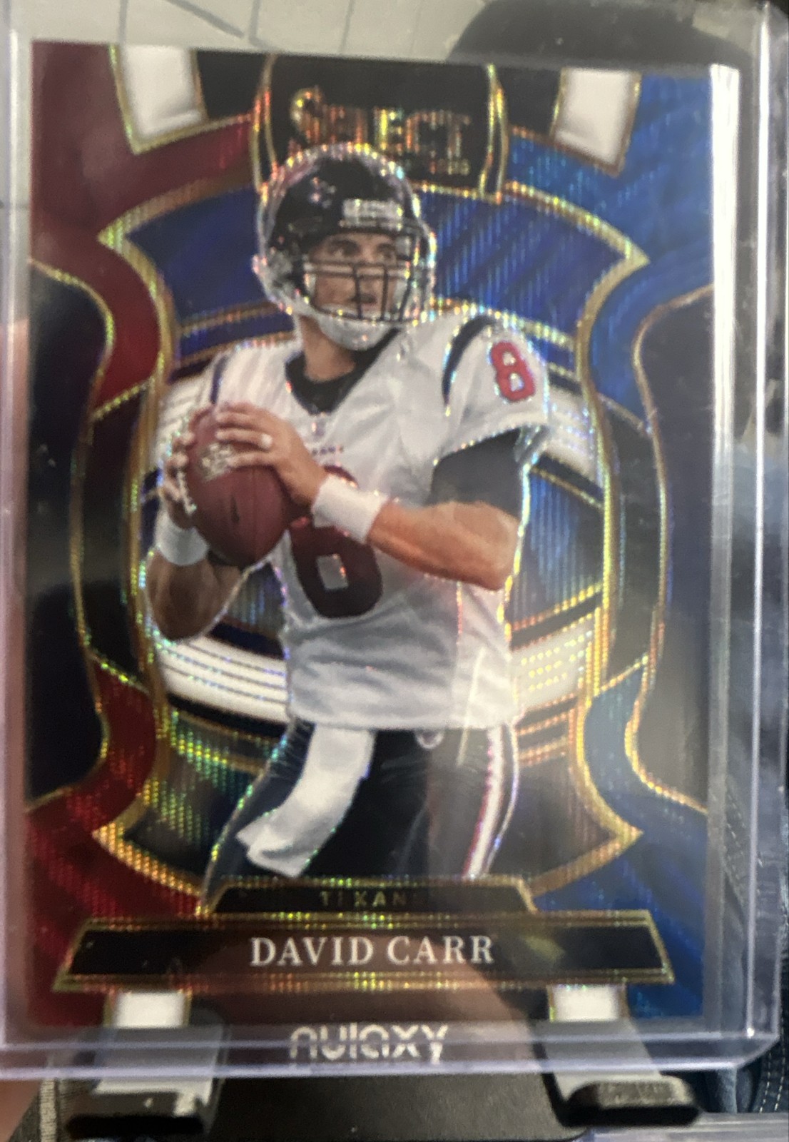2025 Panini Select - Concourse David Carr #50 Tri-Color Prizm /399