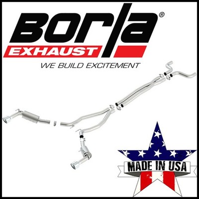 Borla ATAK Cat-Back Exhaust System Fits 14-15 Camaro SS 6.2L w/o Ground Effects