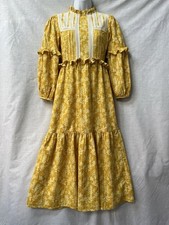 Laura Ashley Urban Outfitters Vintage Style Madison Peasant Prairie Dress XS