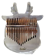 Kalimba 17 Keys Thumb Piano Transparent Acrylic Tuning Hammer Musical Instrument