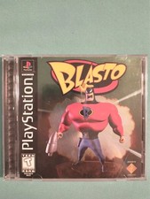 Blasto (Sony PlayStation 1 PS1, 1998) Complete CIB *Foil Cover* RIP Paul Hartman