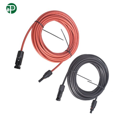 #ad New 12 AWG 20 FT Black Red Solar Panel Extension Cable Wire Connector $18.31