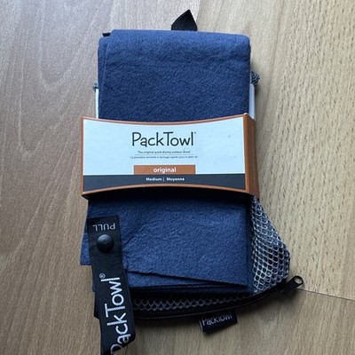 PackTowl Original Handtuch - Blau, Medium Pack Handtuch Reise Camping Angeln Wandern 