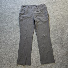 Lulu B Pants Womens Size 16 Gray Stretch Straight Performance Career Golf Casual