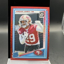 2025 Panini Optic Donruss H2 - Rated Rookie Jordan James #278 Red Mojo