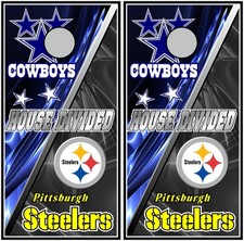 dallas steelers 153 cornhole board vinyl wraps