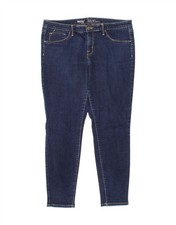 MOSSIMO Womens Mid Rise Jegging Jeans US 16 2XL W35 L28 Blue Cotton CE35