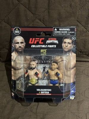 NEW UFC 266 Octagon Mini Fighters Collectible Volkanovski Vs Ortega SHIPS FREE