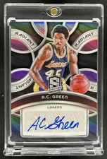 2023-24 Panini Spectra A.C. Green Radiant Signatures Auto #/99 Lakers