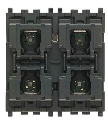01480 VIMAR EIKON, ARKE' FLAT HOME AUTOMATION CONTROL 4 BUTTONS LED WALL RGB 