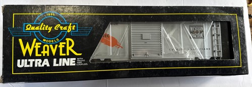 Nuevo de Lote Antiguo Weaver Ultra Line Western Pacific PS-1 40’ Boxcar #19537 (#3) 2 Rieles Calibre O | Zustand: New