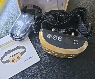 Dog Bark Collar -7 Adjustable Sensitivity and Intensity Levels-Dual Anti-Barking